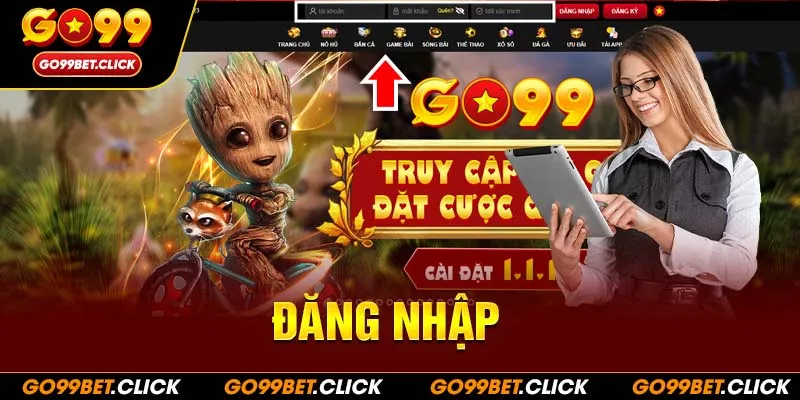 Đăng nhập vào GO99